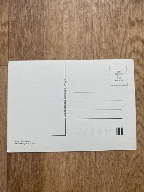 Historická ľudová pohľadnica vianočná,