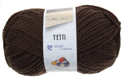 Yetti 51191 - tmavo hnedá, 