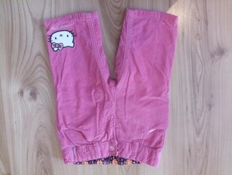 Menčestrové nohavice, h&m,68