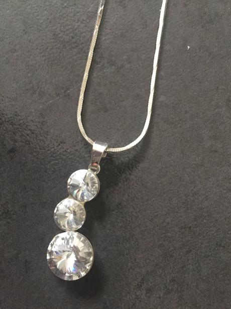 Swarovski strieborny set, swarovski