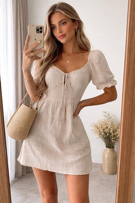 Nádherné mušelínové šaty značky green apple, 