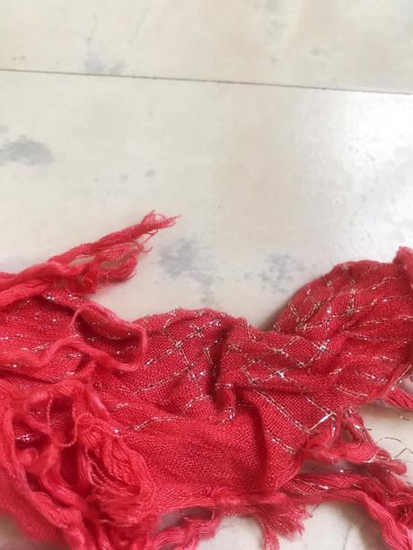 Indická šatka na krk, xl