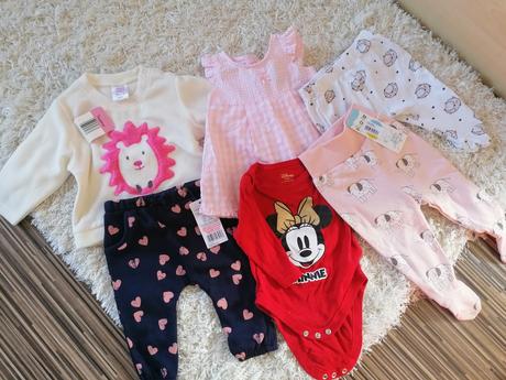 Balík oblečenia 62/68 aj nové veci, 68–80