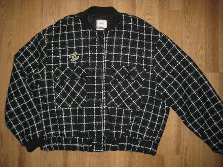 Štruktúrovaná bombera na zips, pimkie,l