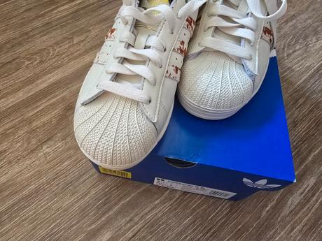 Kožené tenisky adidas originals superstar 40 2/3, adidas,40