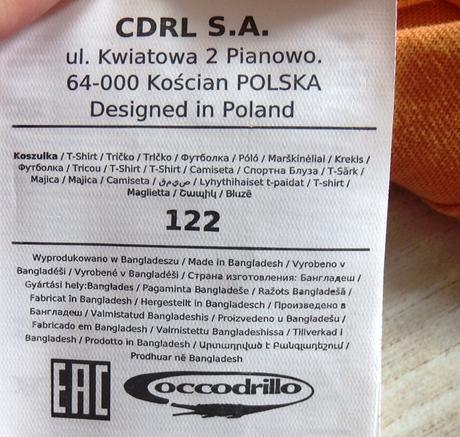 Detské tričko coccodrillo, v. 122 (7rokov), coccodrillo,122