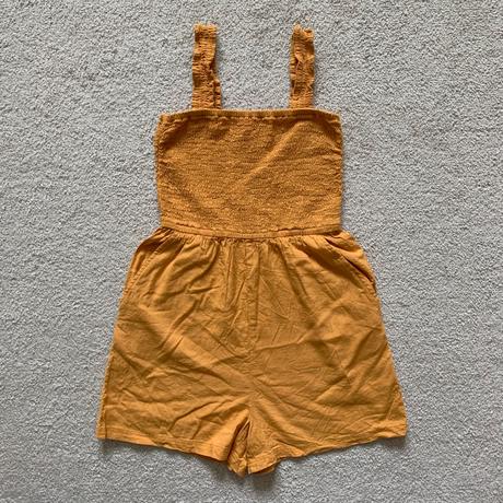 H&m bavlnený overal s riasením a bočnými vreckami, h&m,xs