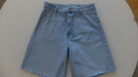 Rifľové kraťasy culotte m, bershka,m