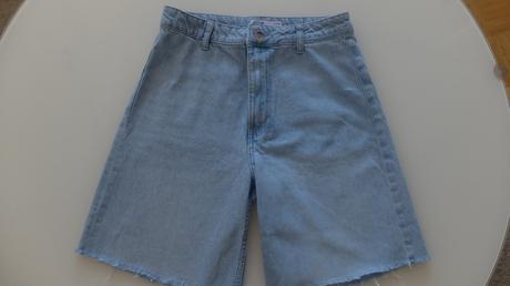 Rifľové kraťasy culotte m, bershka,m
