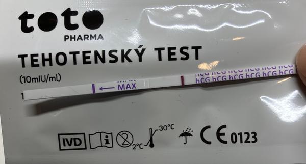Je to pozitívny tehotenský test?