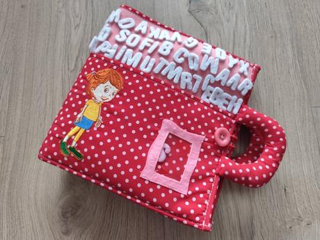 Piqipi látková knižka dievčatko - pekný stav,