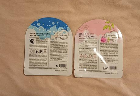 2ks kórejské pleťové masky, 