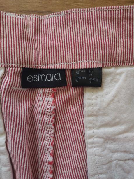 Prùžkované kraťasy m/l, esmara,38