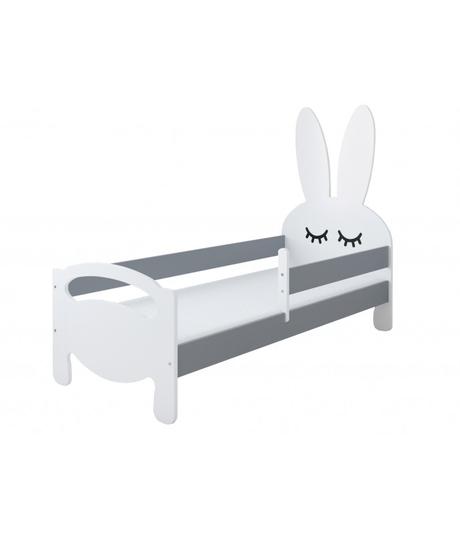 Detská posteľ zajačik komplet,rôzne veľkosti, šírka (cm): 80,dĺžka (cm): 180