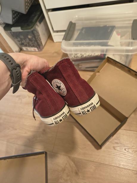 Kožené členkové tenisky zateplené, converse,37
