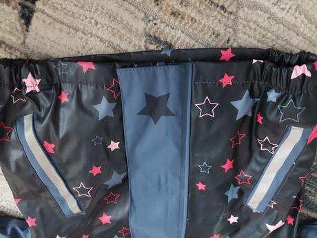 Zateplená gumená bunda do dažďa č.86-92, lupilu,86