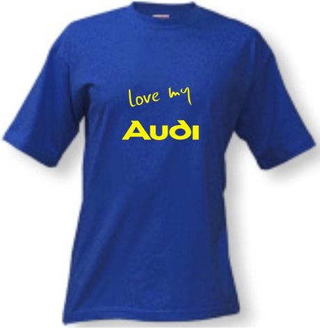 Tričko - love my audi, l - xxxl