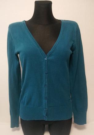 Dámsky modrý tenký sveter, flash lights, s