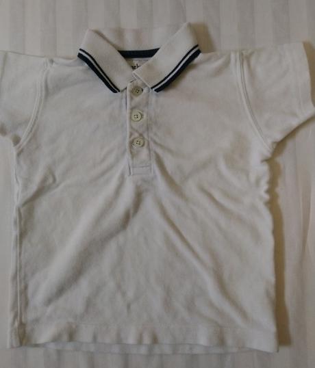 2 ks chlapčenských bielych tričiek na 9-12 mesiac., early days,80