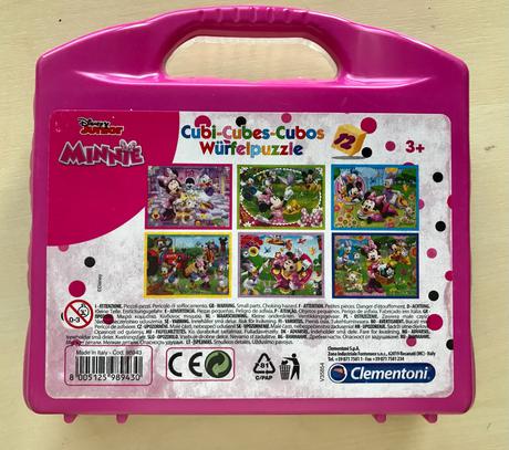 Minie kocky kufrik puzzle, 