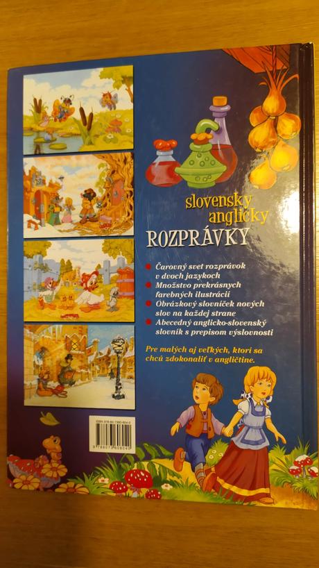 Kniha rozprávky slovensky anglicky,