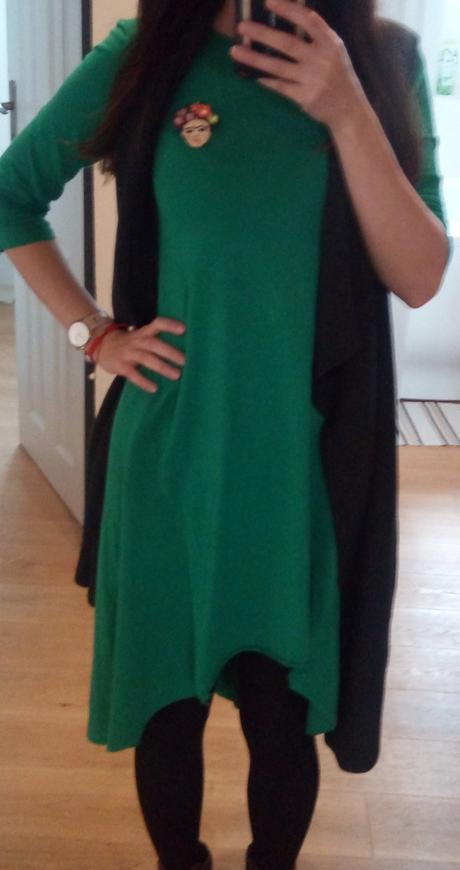 Zelené šaty s/36, s