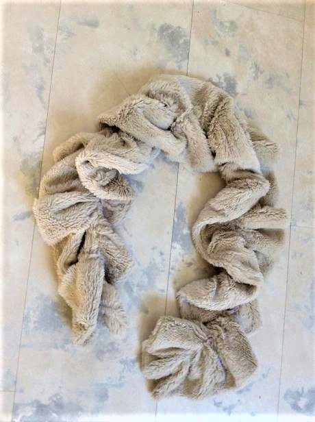 Kožušinkový teplý šál, l