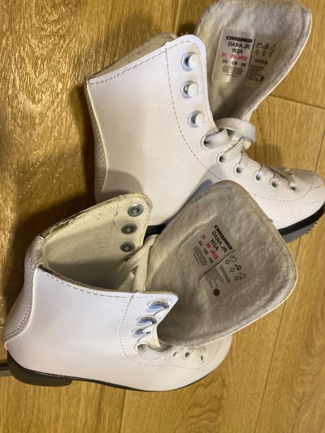 Ľadové krasokorcule korčule na ľad 31 biele, 31