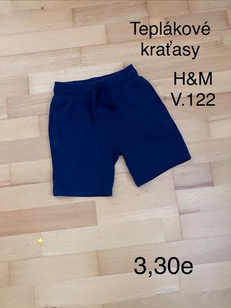 Teplákove kraťasy, h&m,122