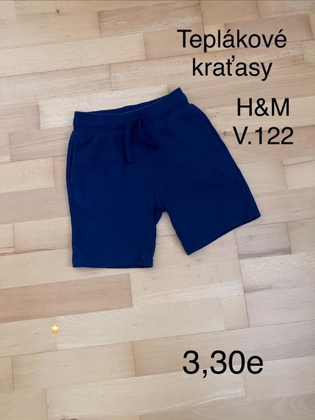 Teplákove kraťasy, h&m,122