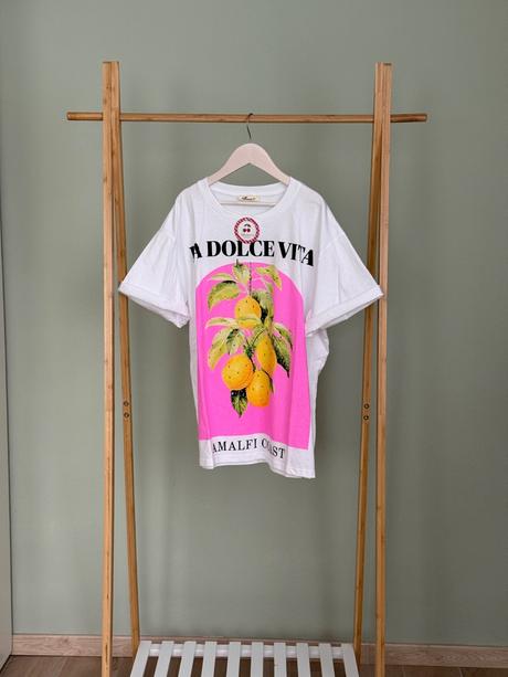 Tričko citrónová s kamienkami, 