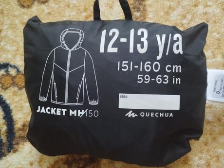Plastenka/bunda do dazda quechua, quechua,152