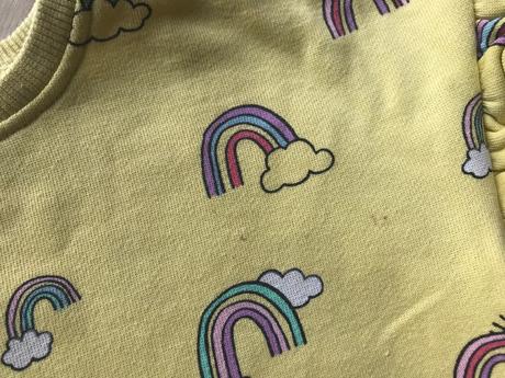 Krásna dúhová mikinka, next,98