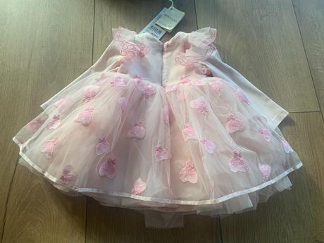 Ružové šaty monalisa 80/86, 80