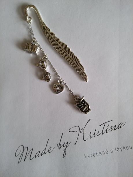 Kovová záložka do knihy,