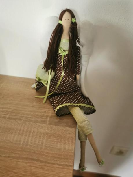 Látková bábika-anjel, 