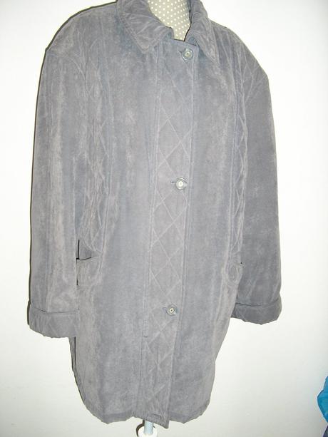 Sivá vetrovka velvet, 50