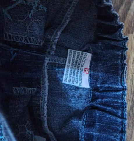 Rifľové detské šortky, 140