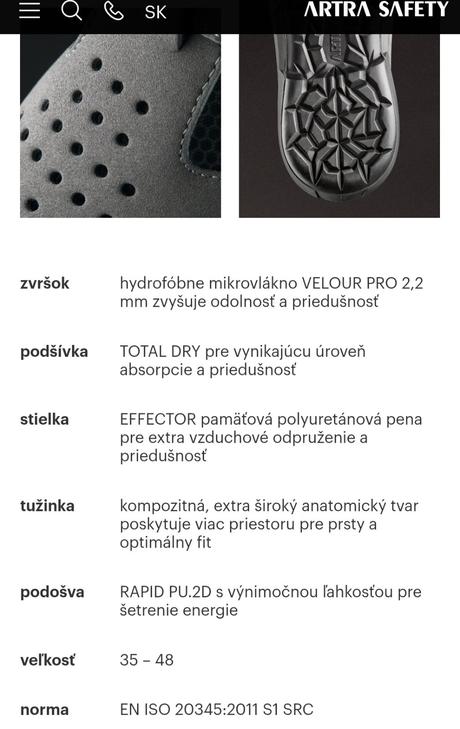 Bezpečnostné sandále., 37