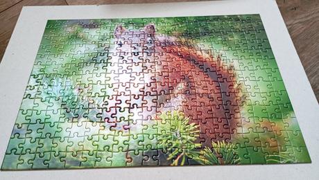 Puzzle veverička 8+,