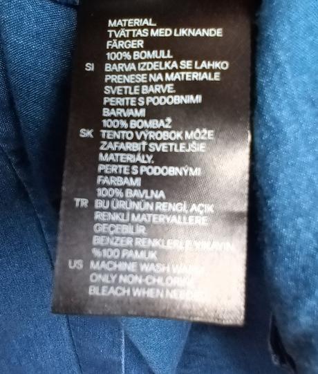 Rifľová košeľa h&m, h&m,38