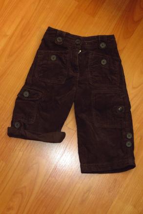 Menčestrové krátke nohavice - veľ. 92, 92
