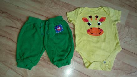 Body + tepláčiky 3/6 mesiacov, f&f,68