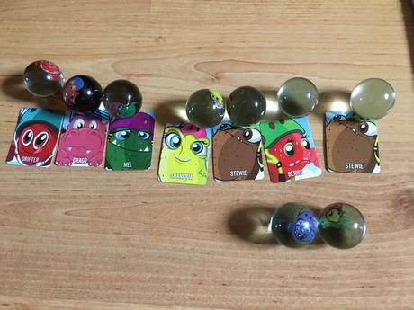 Kartičky kaufland, post. spookees a guličky lidl,