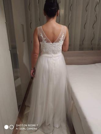 Svadobné šaty, 38 / m
