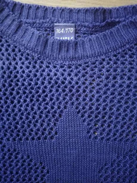 Fialový pulóvrik s hviezdami, 164