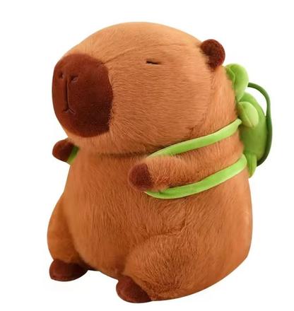 Plyšák kapybara capybara s ruksakom, 