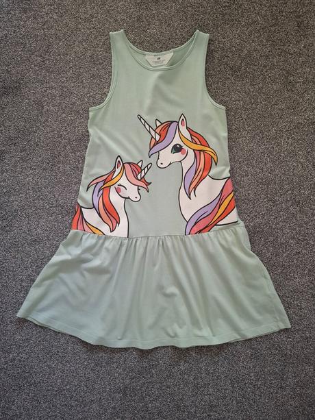 Dievčenské šaty 134-140, h&m,140