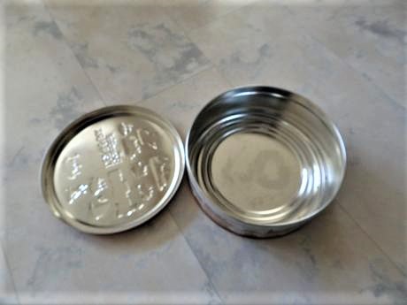 Plechová dóza 2 ks, 