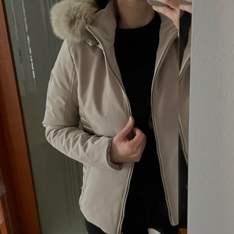 Luxusnú dámsku páperovú lyžiarsku / zimnú bundu, s